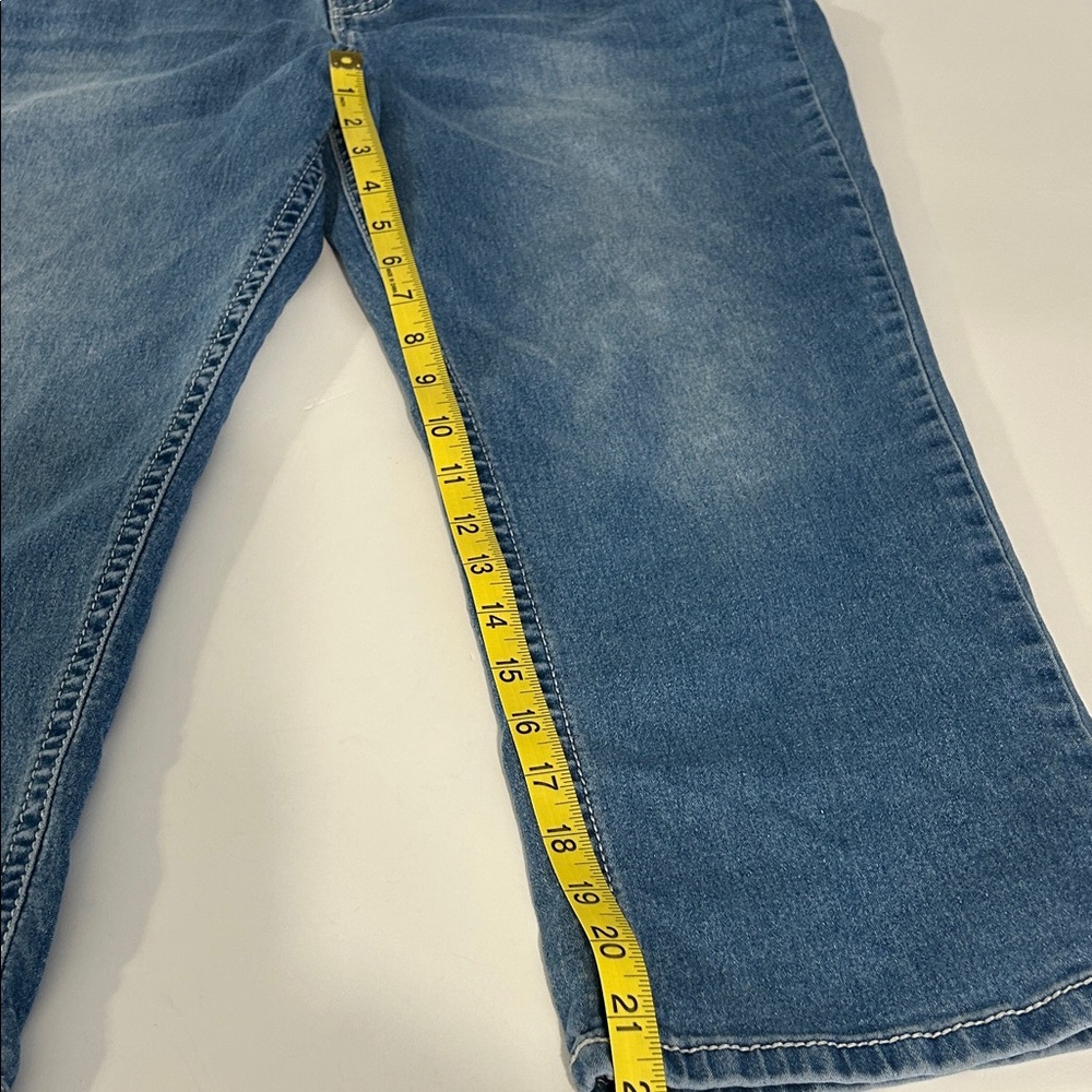 Indigo Blue Boot Cut Jeans with Embellished Pockets - Picture 5 of 7